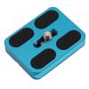 Tyenaza Camera Quick Release Plate for Arca 1/4 Inch Thread Metal Anti Slip Rubber Pad Universal QR Plate for Tripod Ball Head view 1