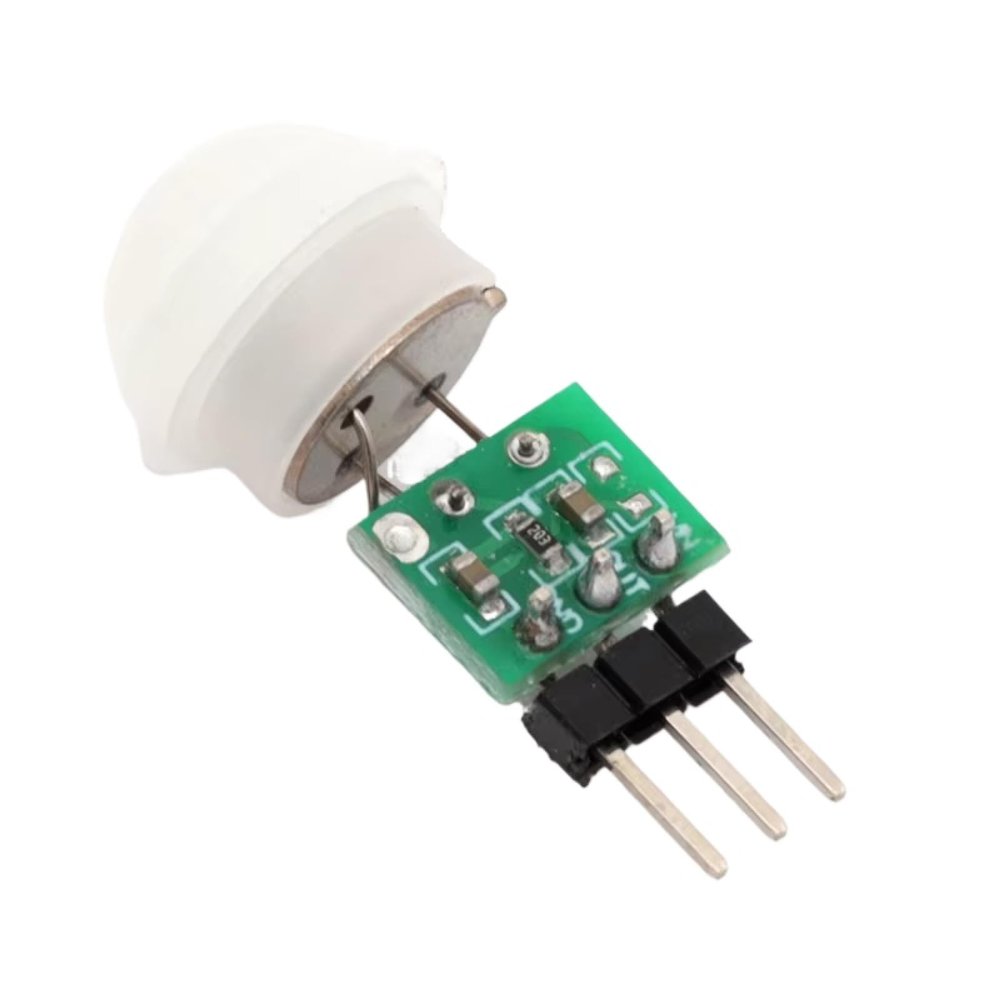 Mini PIR Motion Sensor Module, DC 2.7-12V, AM312 Infrared Human Detection, Low Power