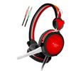 KBT-590 Active Noise-canceling Headset Wired Gaming Headset Voice Headset for All Types of 3.5-Hole Devices, Computers, Stereo Headset with Noise-canceling Microphone (red) view 1