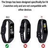 PANDA BOBO Replacement Bands Compatible with Samsung Galaxy Fit2 SM-R220,Silicone Adjustable Classic Accessory Wristband Fitness Straps Compatible with Samsung Galaxy Fit2 (Orange) view 3