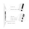 10 inch Digital Photo Frame HD IPS Screen Digital Photo Frame Advertising Player Digital Photo Frame Video Player Decorative,White view 2