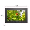 10 inch Digital Photo Frame HD IPS Screen Digital Photo Frame Advertising Player Digital Photo Frame Video Player Decorative,White view 3