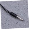 DOITOOL 3PCS USB to 3.5MM Vehicle Audio Cable for Car CD Player Aux Adapter Compatible MP3 Players Black view 3