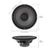 DriSentri Car Audio Loudspeakers, 2pcs 6.5 Inch 600W 2-Way Car HiFi Coaxial Speaker Vehicle Door Auto Audio Music Stereo Full Range Frequency Speakers view 2