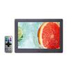 10-inch Digital Photo Frame, Full IPS Display, Automatic on/Off Timer, Music/Video/Picture Playback, Support Clock/Calendar Function Decorative,Black view 4