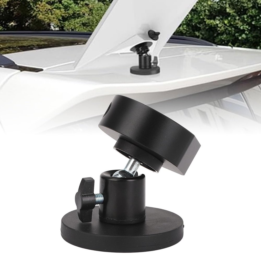 Magnetic Mount for Starlink Mini, Portable Adjustable Angle Magnetic Base Dish Antenna Mount, Adjustable Angle, Aluminum Alloy Magnetic Mount
