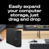Seagate Expansion 22TB External Hard Drive HDD - USB 3.0, with Rescue Data Recovery Services (STKP22000400) view 3