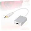 Gadpiparty USB to Converter Cable Video Adapter for Pc Laptop Projector Support USB to Cable Adapter view 2