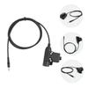 BRIGHTFUFU Ptt System Adapter Cable Ptt Military Adapter Headset for Radio Communication view 4