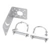 Antennae Mast Pole Mount Rustproof Stainless Steel Adjustable Angle Support Clamp Holder for No Wire Bridge AP Base Station with Hardware view 1