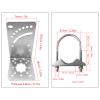 Antennae Mast Pole Mount Rustproof Stainless Steel Adjustable Angle Support Clamp Holder for No Wire Bridge AP Base Station with Hardware view 2