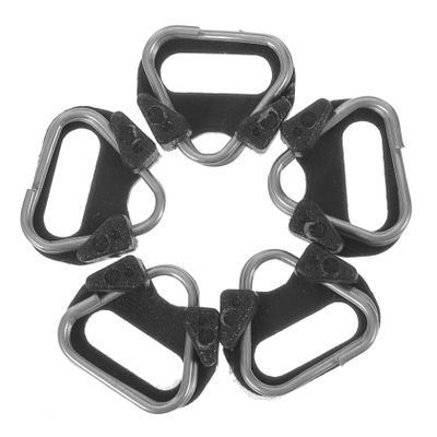 5pcs Camera Strap Lug Rings for DSLR Compatible with Mirrorless Cameras Triangle Split Ring Connectors Easy to Replace Sturdy Design for Photographers