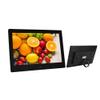 10 inch Digital Photo Frame 1280 * 800 Resolution ABS Material Timer Switch Machine Supports Music/Picture/Video Playback Clock, Calendar Function Decorative,Black view 2