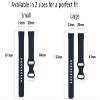 PANDA BOBO Bands Compatible with Fitbit Versa 3/4, Sense/Sense 2  Soft Silicone Sport Strap Replacement for Women & Men (Dark Blue, Small) view 4