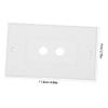 jojofuny Speaker Wall Plate Banana Binding Posts for Audio Speakers Dual-gang Wall Socket Panel for Home Theater Systems and Media Outlets and Versatile Design for Sound Transmission view 2
