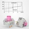 10PCS Switch Mechanical Keyboard Shaft Prevents Noise, can be swapped and Unplugged, Silent Tea Pink(10PCS Red) view 2