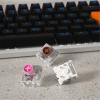 10PCS Switch Mechanical Keyboard Shaft Prevents Noise, can be swapped and Unplugged, Silent Tea Pink(10PCS Brown) view 3