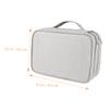 BRIGHTFUFU Portable Electronic Organizer Bag Travel Cord Organizer Case for Power Bank Cables and Chargers view 4