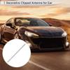 RATCHROLL 1 Set Universal Clipped Dummy Antenna Mount 15.0" Aerial for Decoration Only Silver Tone view 2