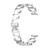 PANDA BOBO Compatible with Fitbit Luxe Bands,Slim Metal Band Stainless Steel Adjustable Straps Replacement Bands for Fitbit Luxe Smart Watch for Women Men (Silver) view 2
