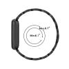 PANDA BOBO Compatible with Fitbit Luxe Bands,Slim Metal Band Stainless Steel Adjustable Straps Replacement Bands for Fitbit Luxe Smart Watch for Women Men (Silver) view 3