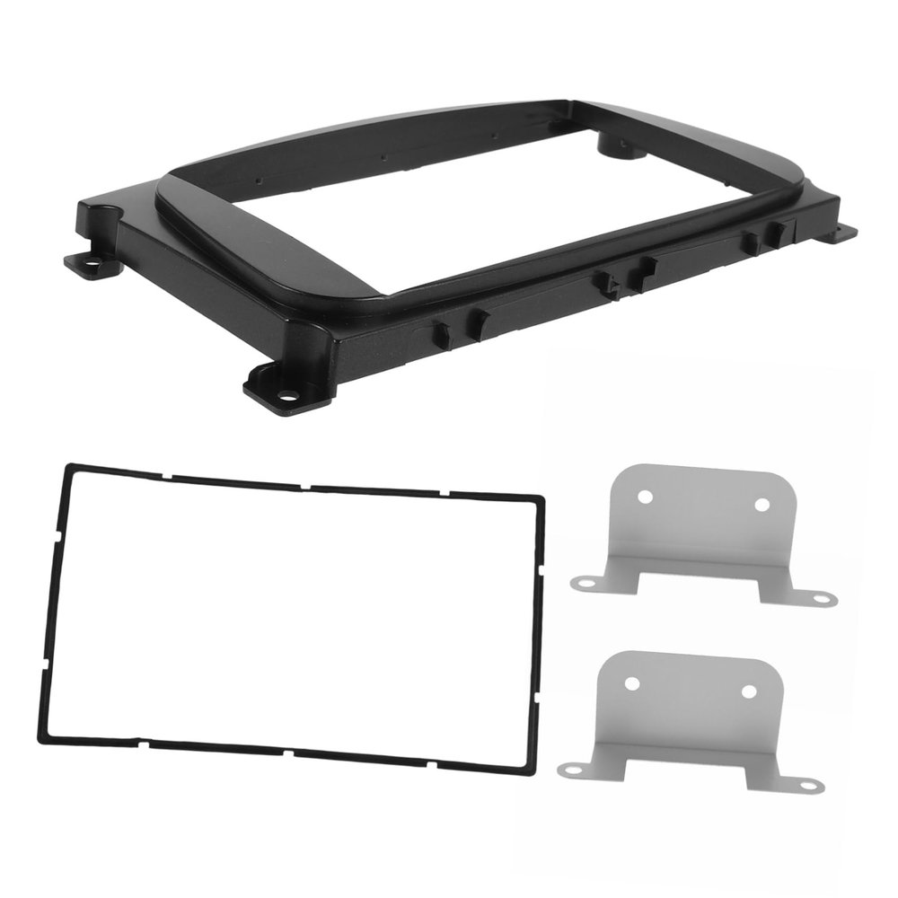 Mobestech 1set Car Stereo Mounting Brackets for Vehicles Audio Installation Frame Compatible with Double Din Easy to Install Bezel for
