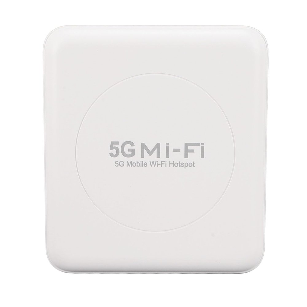 5G Wi Fi Mobile Hotspot, 2.4/5.8GHz Dual Band Portable Wi Fi Device, 10000mAh Cordless Hotspot Router with SIM Slot, 16 Devices Support, for Asian Version