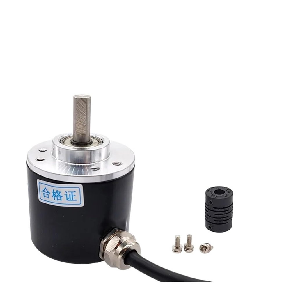 D3LX0Z1 38S6G5-B-G24N Rotary Incremental Encoder AB 2 Phase Connection 50/100/200/360P/R 5-24V Solid Shaft DC Open Collector Output NPN(800P R)