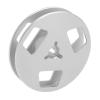 1 4 2.5 I Empty Tape Reel 3 Hole Universal Sound Tape Takeup Reel for Recording Open Reel Takeup Reel Machine Black Superior QualityThe Reel Sound Takeup Is Componen 1 4 2.5 I view 1
