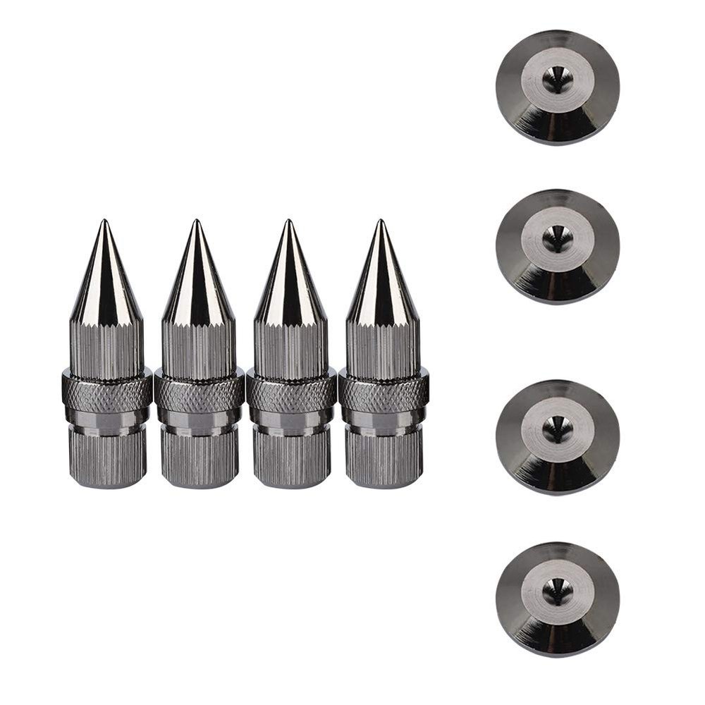 4 Pairs Speaker Spikes, Subwoofer Amplifier Shockproof Base Pad for HiFi Speaker Obtain Pure Sound Effect