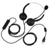 LICAEVEY USB Call Center Headset Noise Cancelling with Microphone, Mute Function,Universal Compatibility,Over Ear USB Computer Earphone view 1
