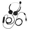 LICAEVEY USB Call Center Headset Noise Cancelling with Microphone, Mute Function,Universal Compatibility,Over Ear USB Computer Earphone view 4