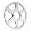 1/4 I 0.5 I Empty Tape Reel 6 Hole Aluminum Oy Replacement for Sound Tape Takeup Reel e (Silver) view 4