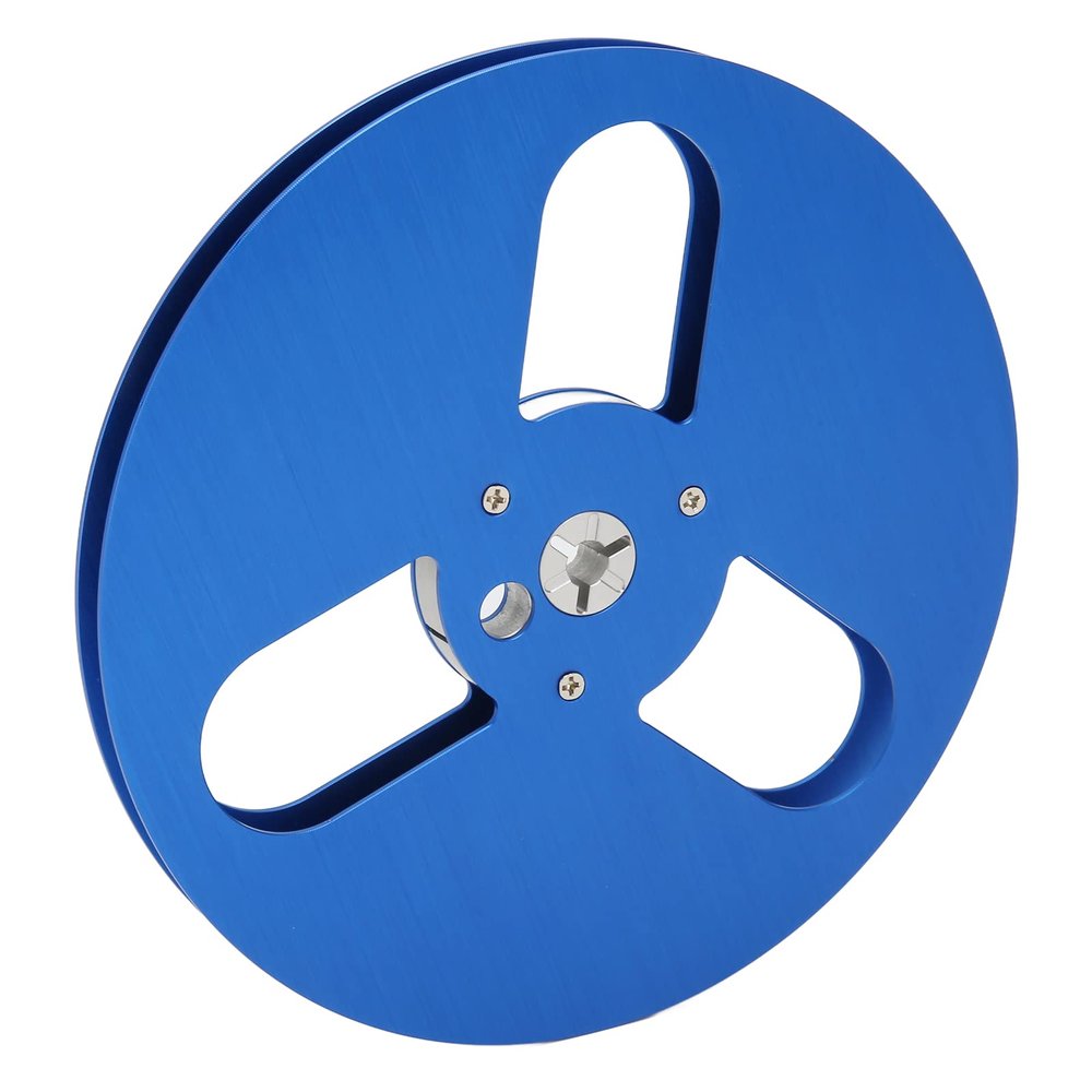 1/4 I 7-I Empty Tape Reel - Aluminum Oy Takeup Reel for & ReeltoReel Players with 3-Hole Design (Acoutop5972myan6-13)