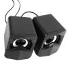 Acouto 2pcs Portable Wired Subwoofer Computer Speakers for Desktop & Laptop  Premium Sound Quality for Multimedia Use view 2
