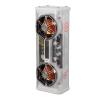 Acouto Transparent Speaker with 2x5W Subwoofer, Portable Speakers, 5.3, Colorful Lights for Home Party and Travel (White) view 1