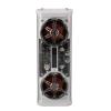 Acouto Transparent Speaker with 2x5W Subwoofer, Portable Speakers, 5.3, Colorful Lights for Home Party and Travel (White) view 2