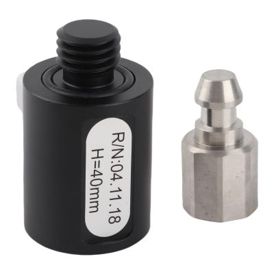 ViaGasaFamido Quick Release Prism Pole Adapter 40mm Height Thread Aluminum Surveying Measurement Tool for Field Surveying Prism Poles