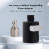 ViaGasaFamido Quick Release Prism Pole Adapter 40mm Height Thread Aluminum Surveying Measurement Tool for Field Surveying Prism Poles view 4