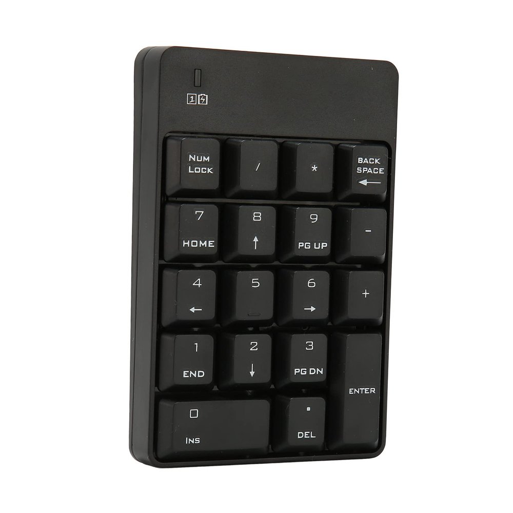 Acouto SK 51AG 8-Key Numeric Keypad with Soft Pr Touch for Home, Work, and Office - Compact Design, Plug and Ctionality (Black)