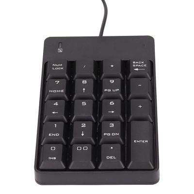 Wired 9-Key USB Numeric Keypad for Seaml Office Efficiency - Portable Laptop Number Pad for Accounting and Banking