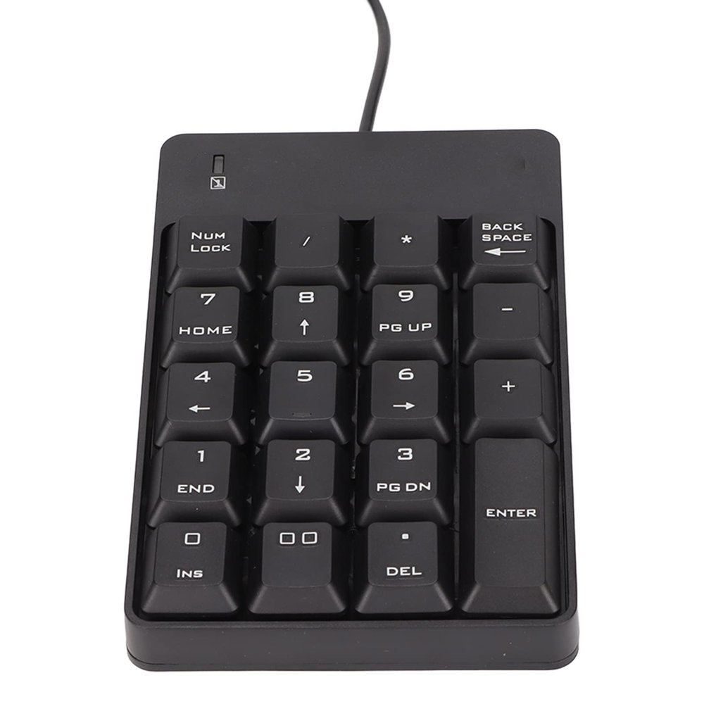 Wired 9-Key USB Numeric Keypad for Seaml Office Efficiency - Portable Laptop Number Pad for Accounting and Banking
