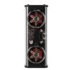 Acouto Transparent Speaker with 2x5W Subwoofer, Portable Speakers, 5.3, Colorful Lights for Home Party and Travel (Black) view 4