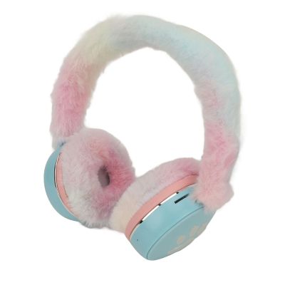 Acouto Cartoon Headset with P Earmuffs, Foldable Headphone for Kids, P Bass and Colorful Breathing Light (#2)