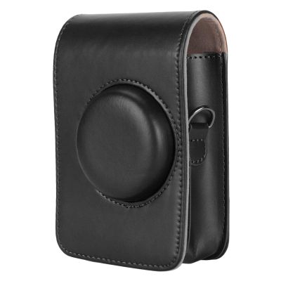 Acouto Vintage PU Leather Camera Case for with Detachable St - Eleg Ive Design in Black (Black)