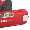 lvifloae Handheld Camcorder 4K 48MP DV Camera 2.7 inch TFT Rotatable Screen 16x Digital Zoom Camcorder with USB Cable (Red) view 4