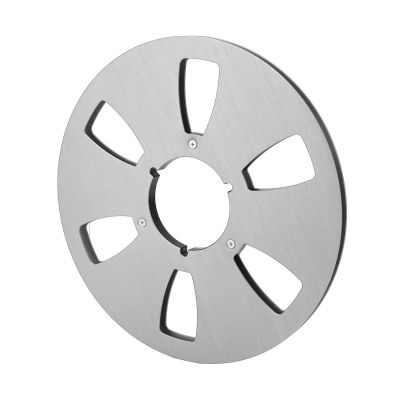 1/4 0.5 I Empty Takeup Reel - Iversal Aluminum Oy Component for ReeltoReel Sound Tape Players, Low No and Professional Quality (Silver)
