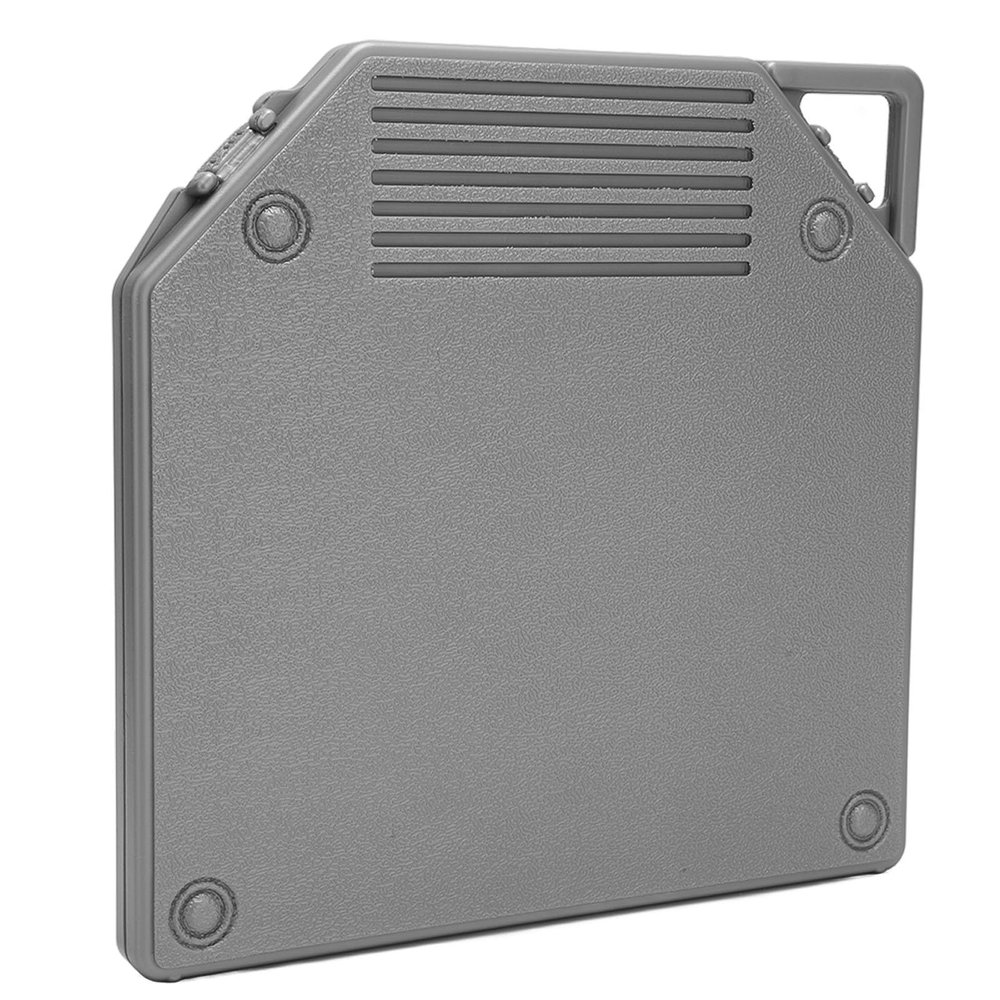 Acouto Professional 0 I Empty Tape Reel Storage Box - Scratch Case with Eling and Handle for Recording Tapes Black (Grey)