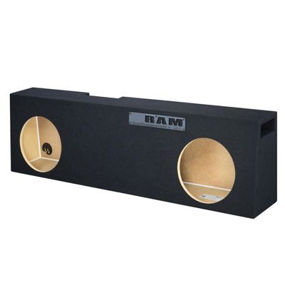 12" Dual ported sub Box Compatible with 2006-2023 ram Regular/Single cab and mega cab Speaker Box car Audio subwoofer Enclosure