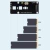 Black PCIe to M.2 NVMe SSD Adapter Board for Raspberry Pi5 Gen2 Gen3 view 4